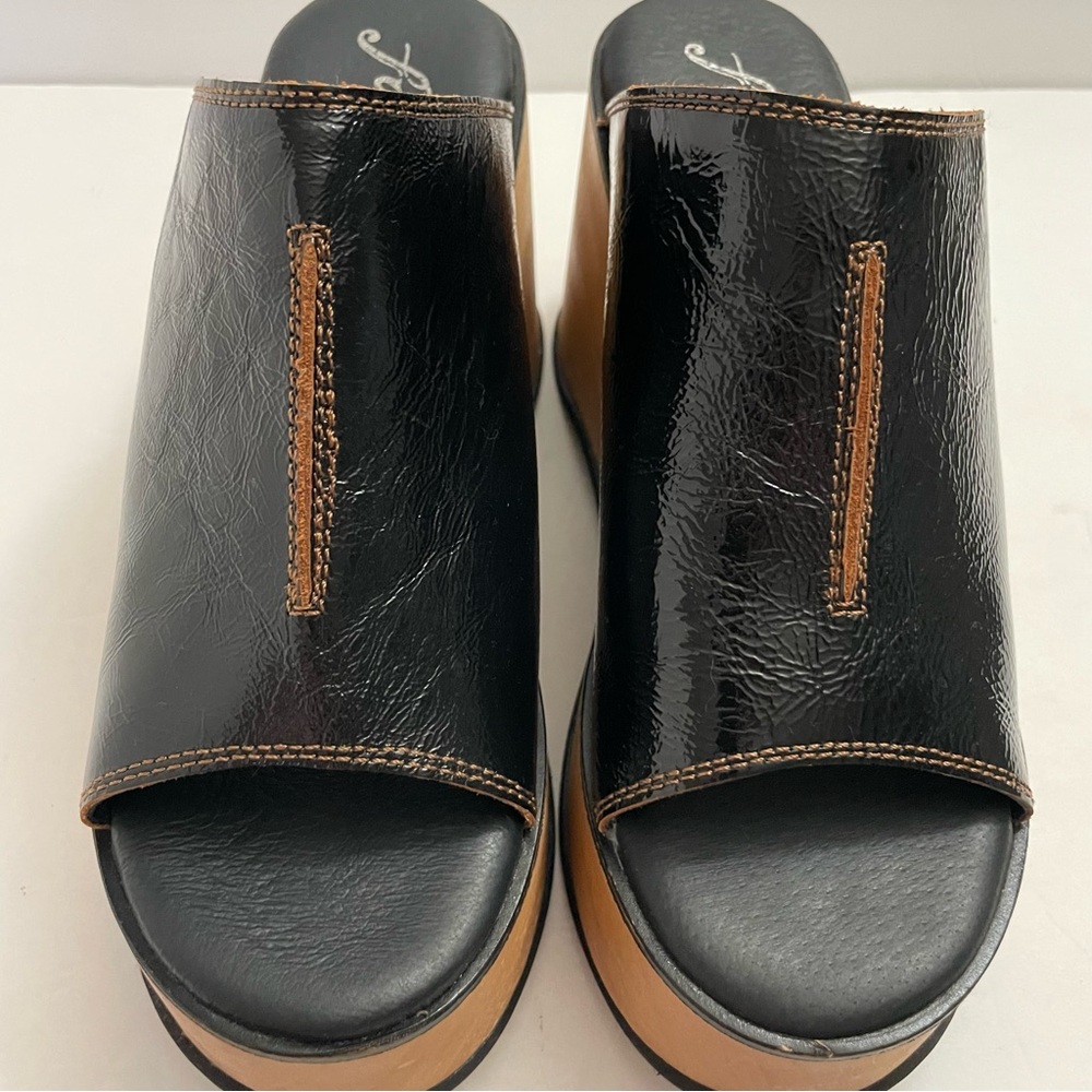Free People Black Gabriela Clogs Size 39 - Picture 3 of 13